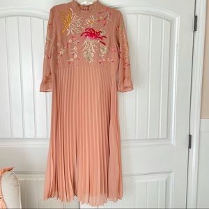 ASOS embroidered maternity dress